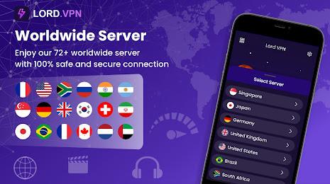 Lord VPN - Fast And Secure Capture d'écran 3