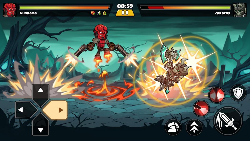 Brawl Fighter - Super Warriors Mod スクリーンショット 3