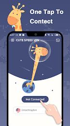 Cute Speed VPN Captura de pantalla 2