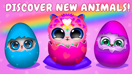 Merge Fluffy Animals: Egg pets スクリーンショット 1