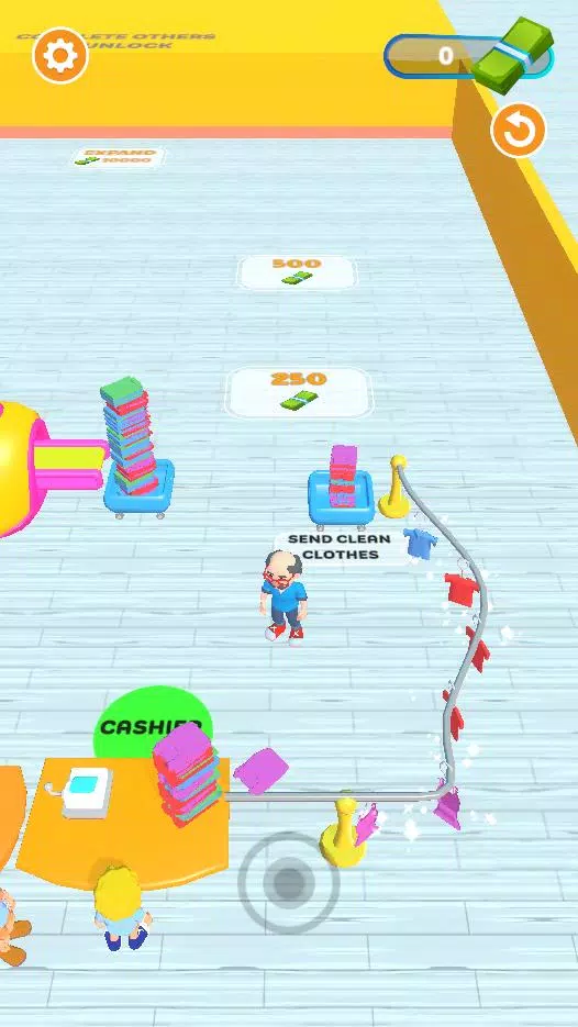 Laundry Rush - Idle Game Скриншот 3