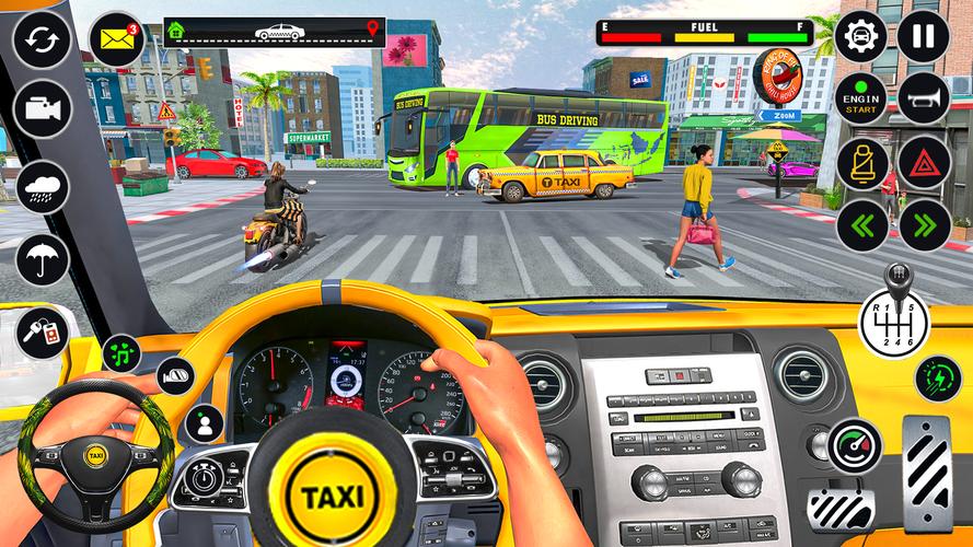US Taxi Car Parking Simulator 스크린샷 3
