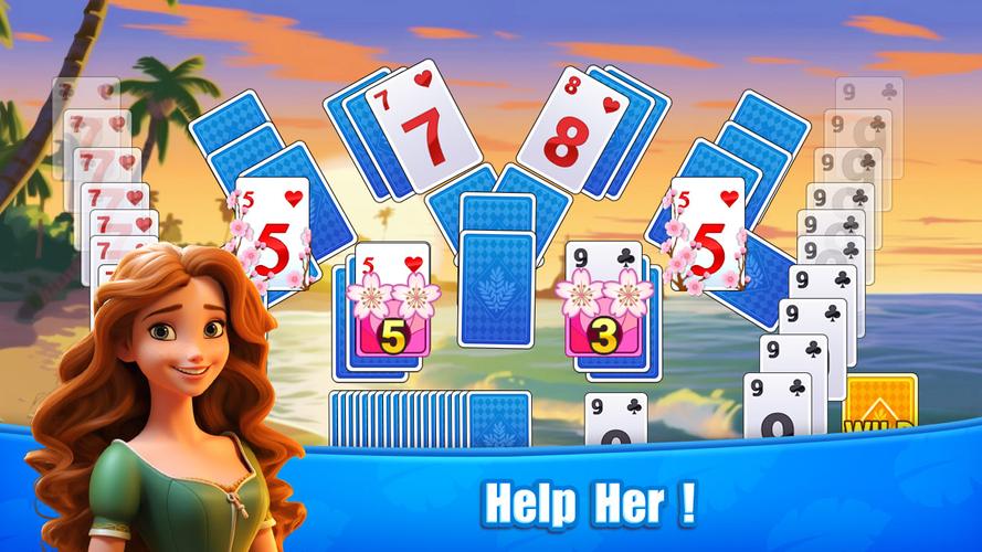 Cooking Solitaire TriPeaks स्क्रीनशॉट 1