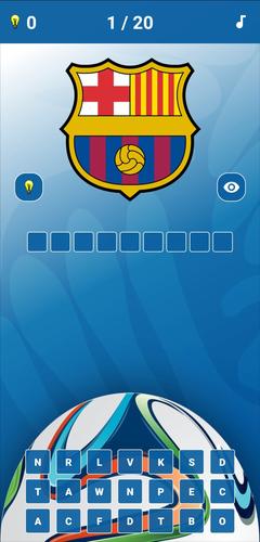 Soccer Quiz: Guess the Logo स्क्रीनशॉट 1
