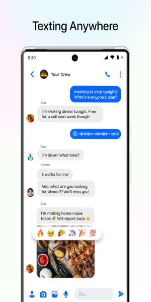 Messenger: Text Messages, SMS Captura de pantalla 1