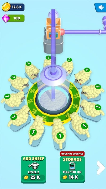 Idle Sheep Factory スクリーンショット 1