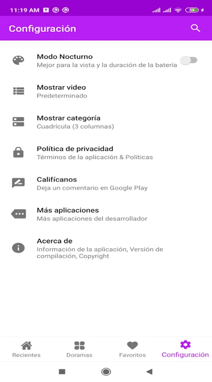Doramas Mp4 en español Captura de pantalla 1