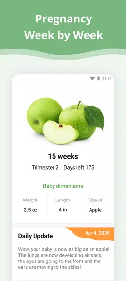 Pregnancy App Capture d'écran 1