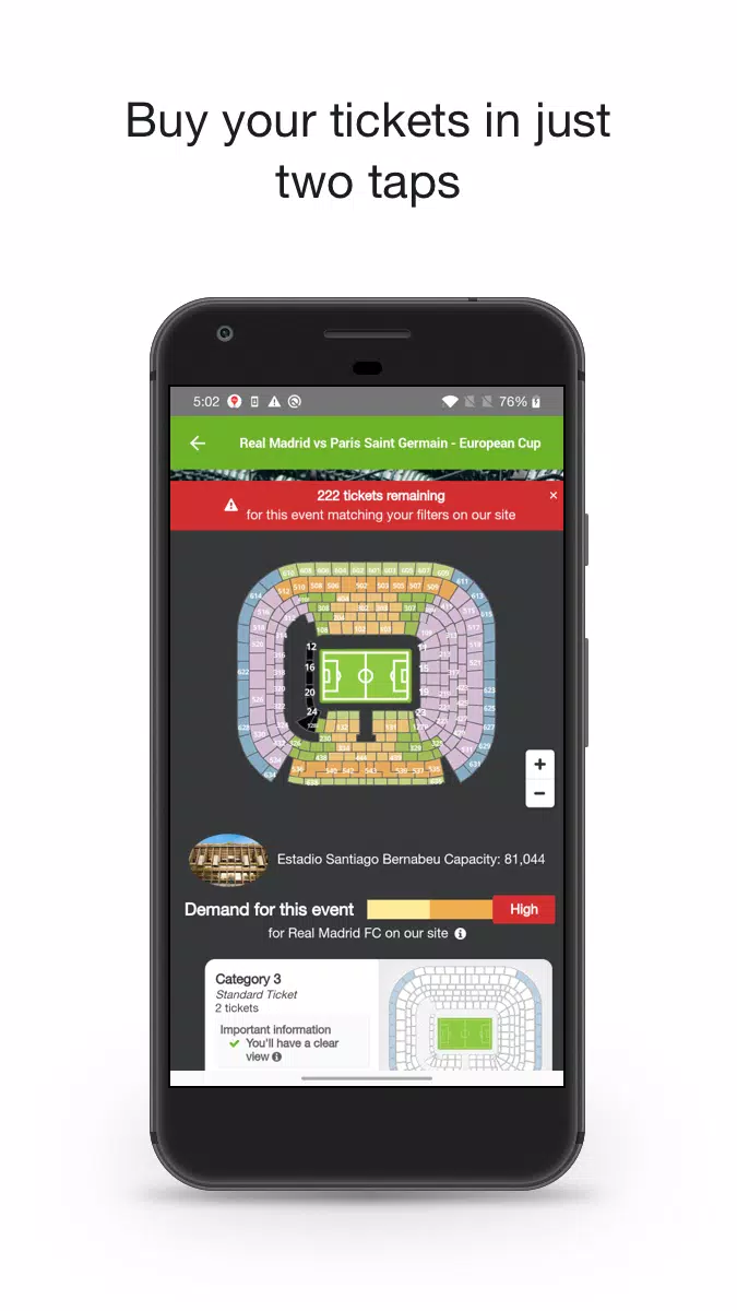 Ingressos viagogo Captura de tela 3