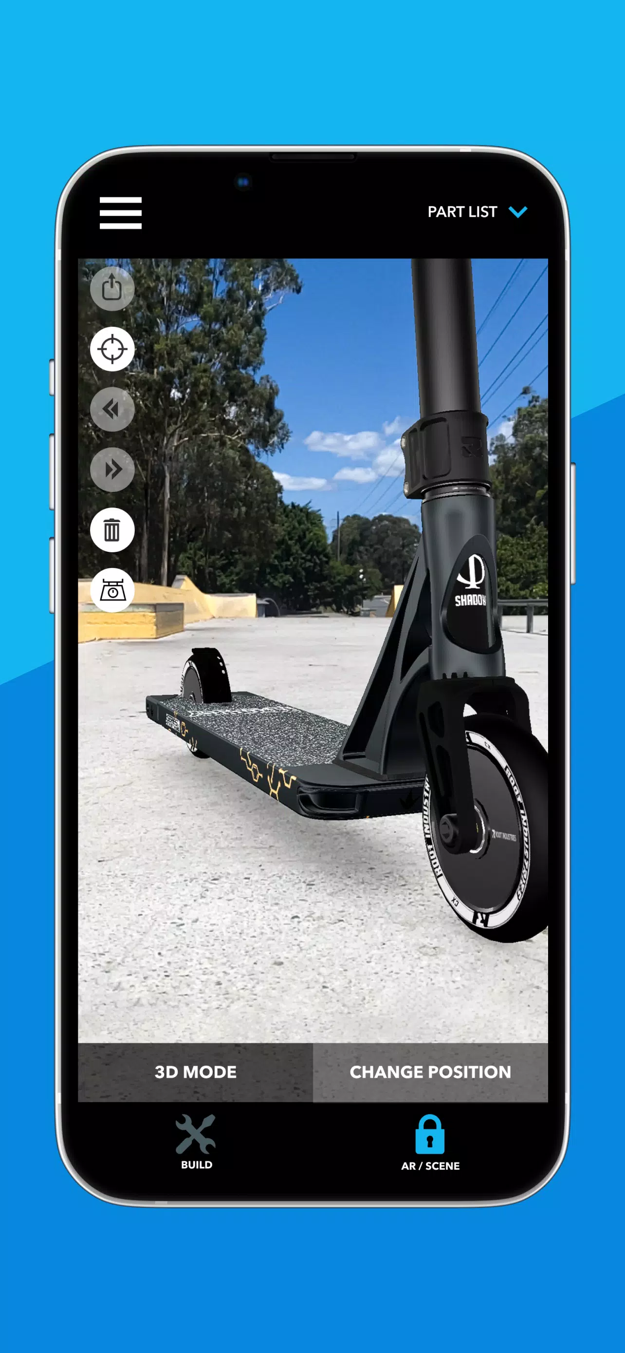 Scooter 3D custom builder Скриншот 4