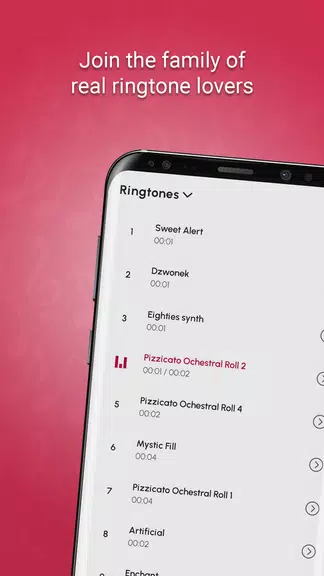 SMS Ringtones Pro: Sounds スクリーンショット 1