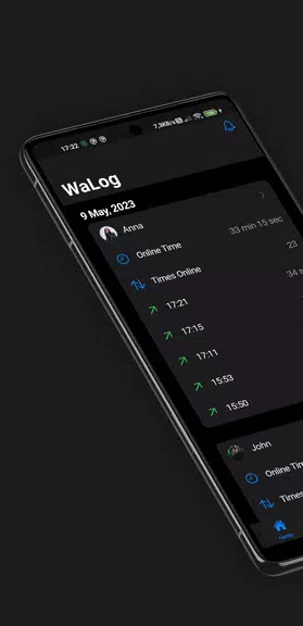 WaLog: Online Tracker Capture d'écran 1