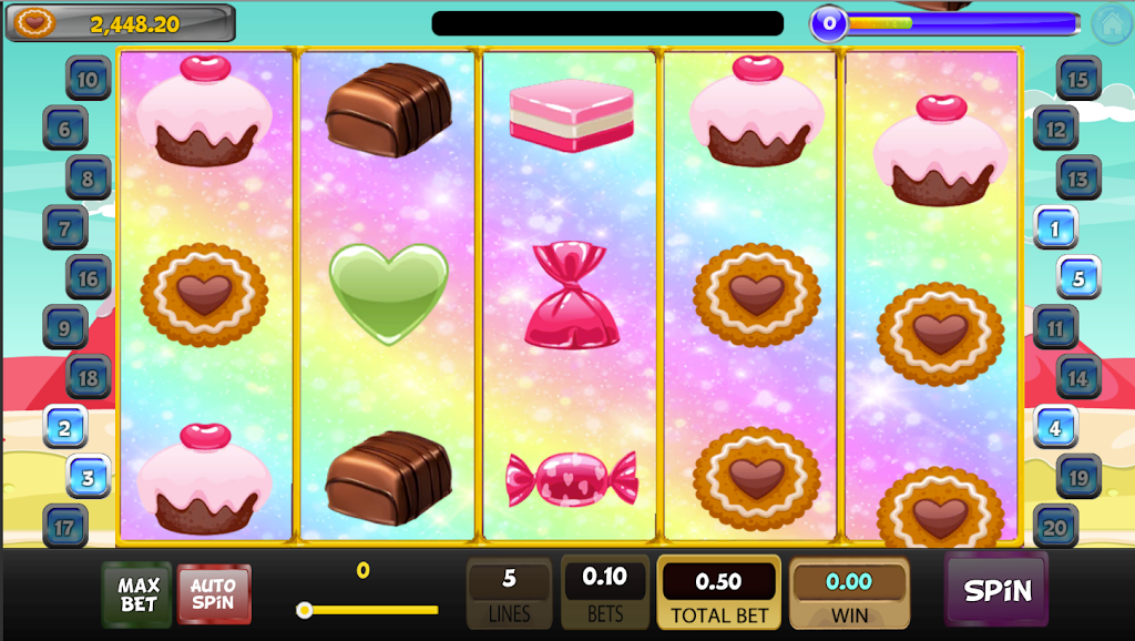 Candy Sweet Slot machine Captura de tela 4