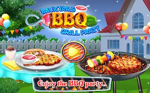 Backyard BBQ Grill Party स्क्रीनशॉट 1