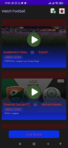 Football Live score TV Stream Скриншот 3