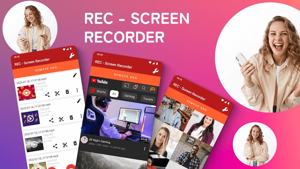 REC - Screen Recorder Screenshot 1