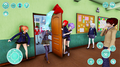 Anime Girl High School Life 3D應用截圖第3張