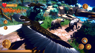 Eagle Simulator 3D Falcon Bird Captura de pantalla 4