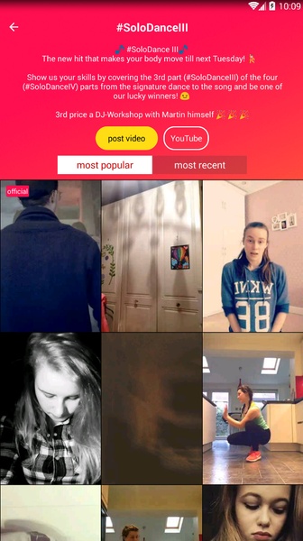 musical.ly Lite Capture d'écran 3