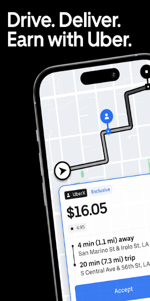 Uber Driver - 合作车主专属应用截图第1张