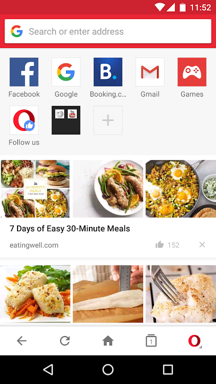 Opera Mini mobile web browser Screenshot 2