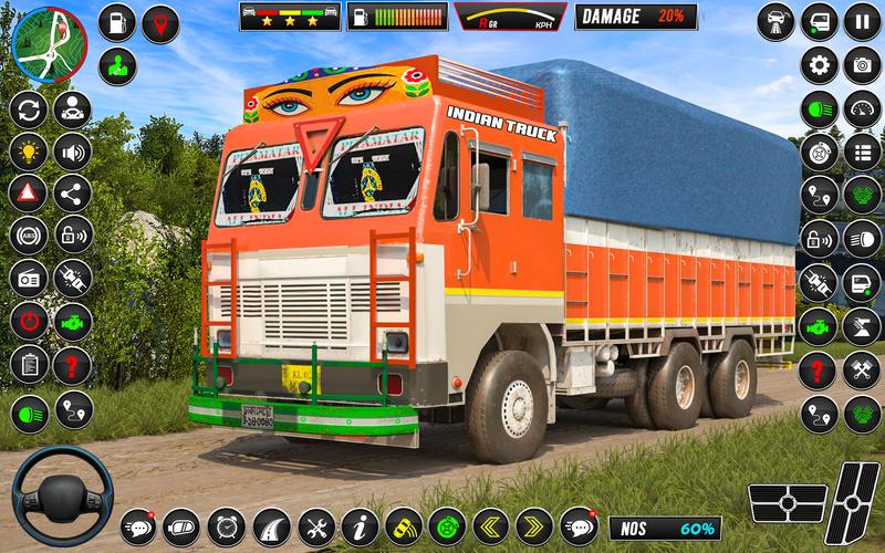 Indian Truck Game 3d Truck sim Capture d'écran 3