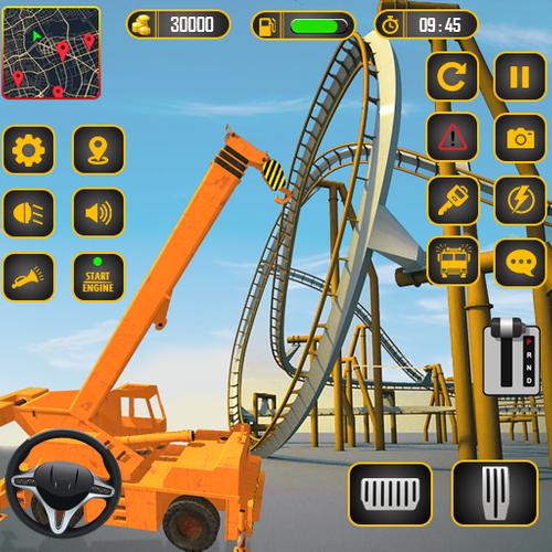 Roller Coaster Builder Game スクリーンショット 1