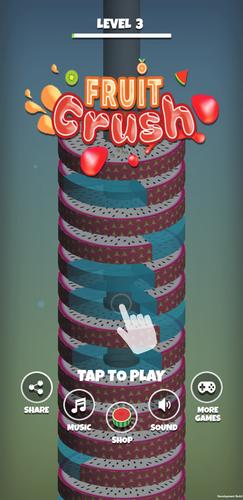 Stack Ball Fruit Crush Captura de tela 1
