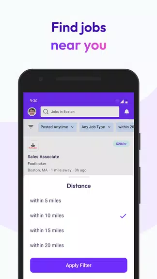 JobGet: Jobs Near Me Captura de pantalla 3