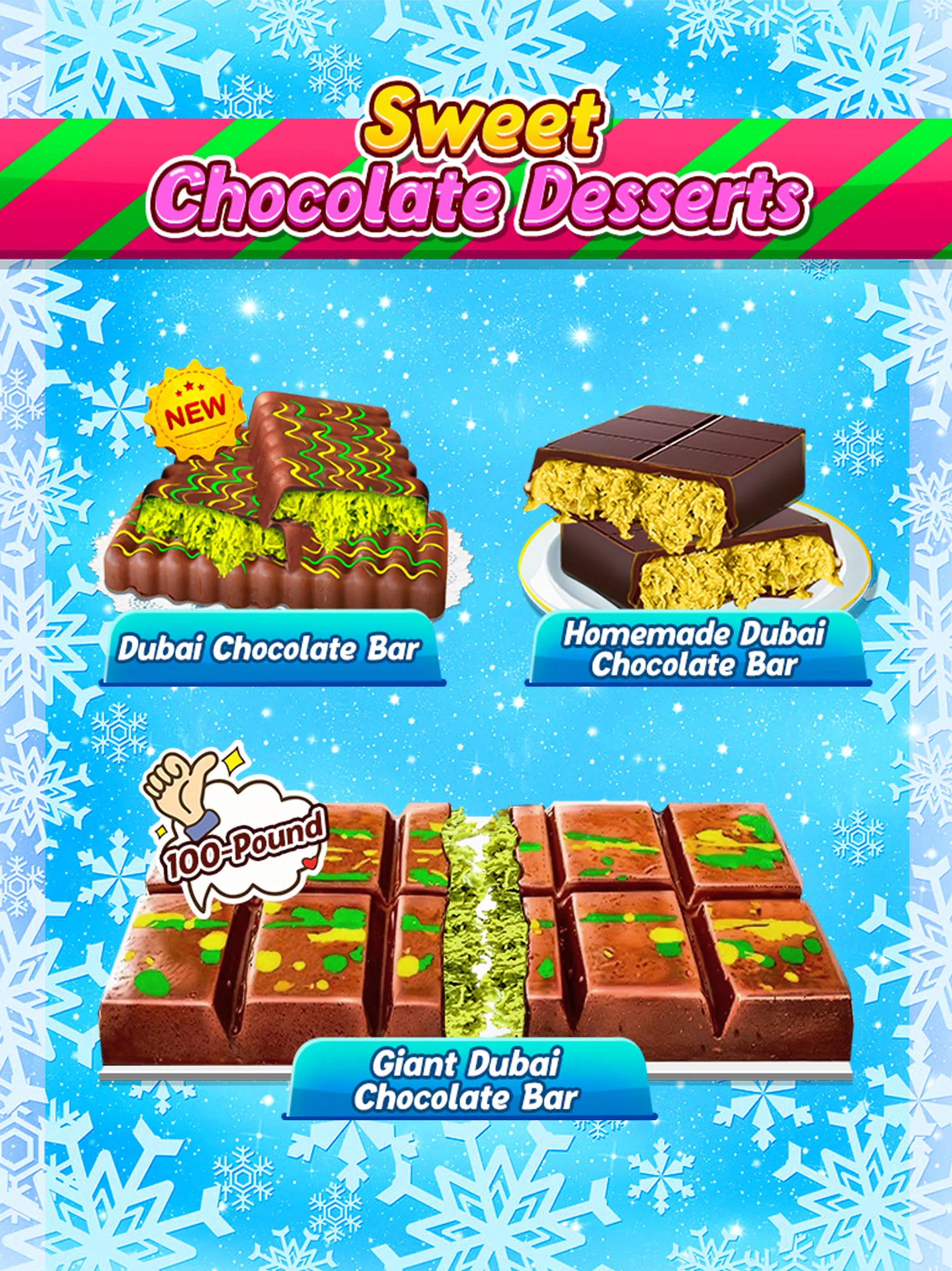 Sweet Chocolate Bar Desserts Captura de tela 4