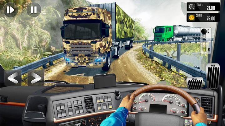 Truck Driving Simulator Games Captura de pantalla 1