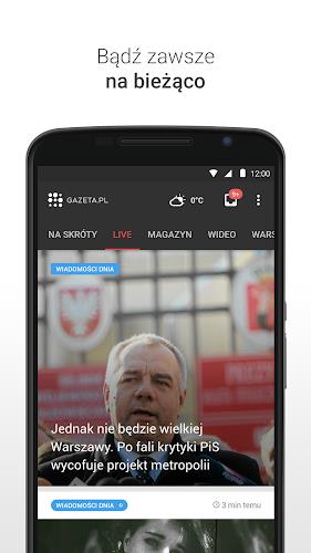 Gazeta.pl LIVE Wiadomości应用截图第1张