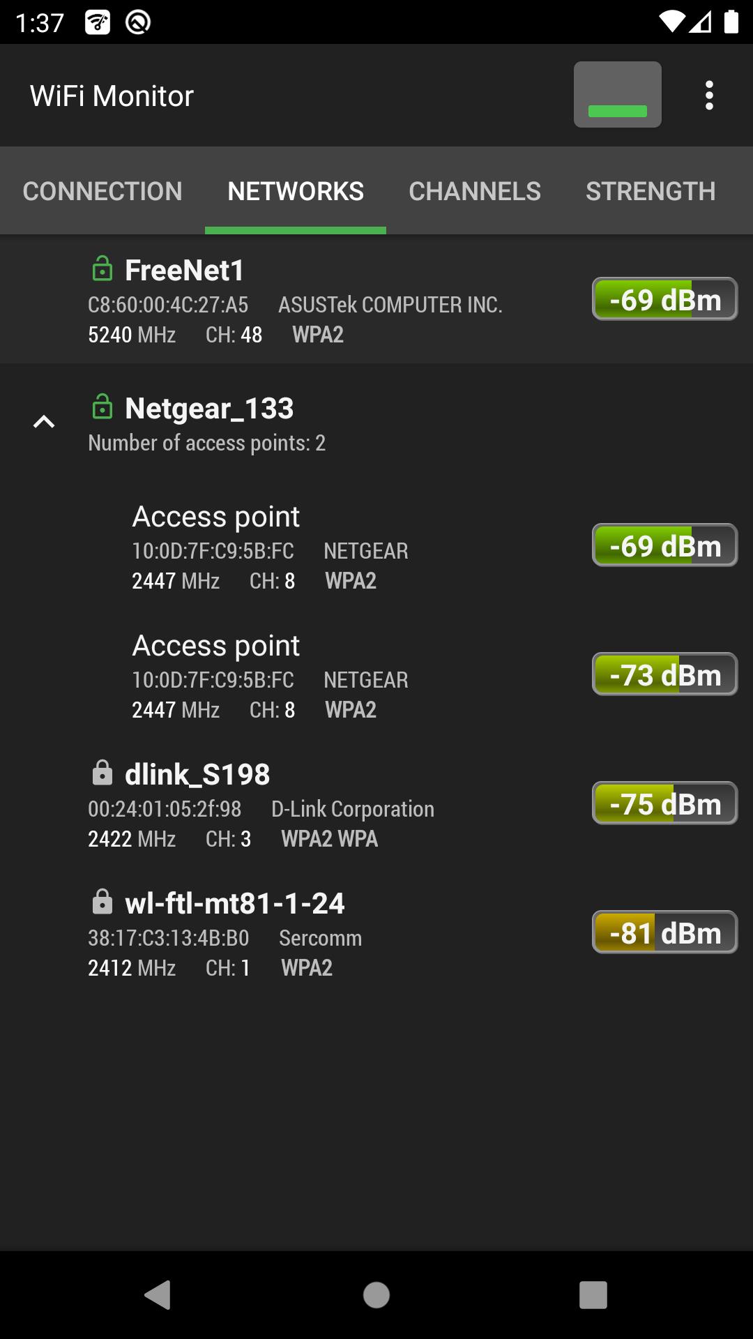 WiFi Monitor: network analyzer स्क्रीनशॉट 3