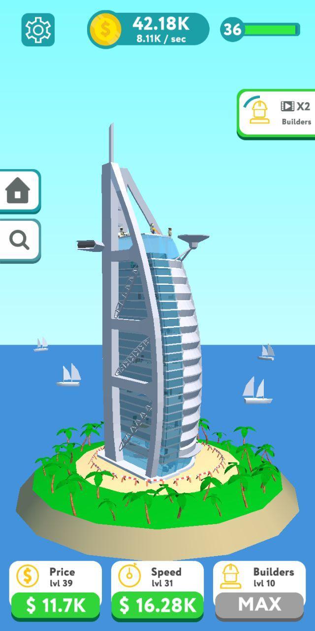 Idle Builders - World Landmark Captura de tela 2