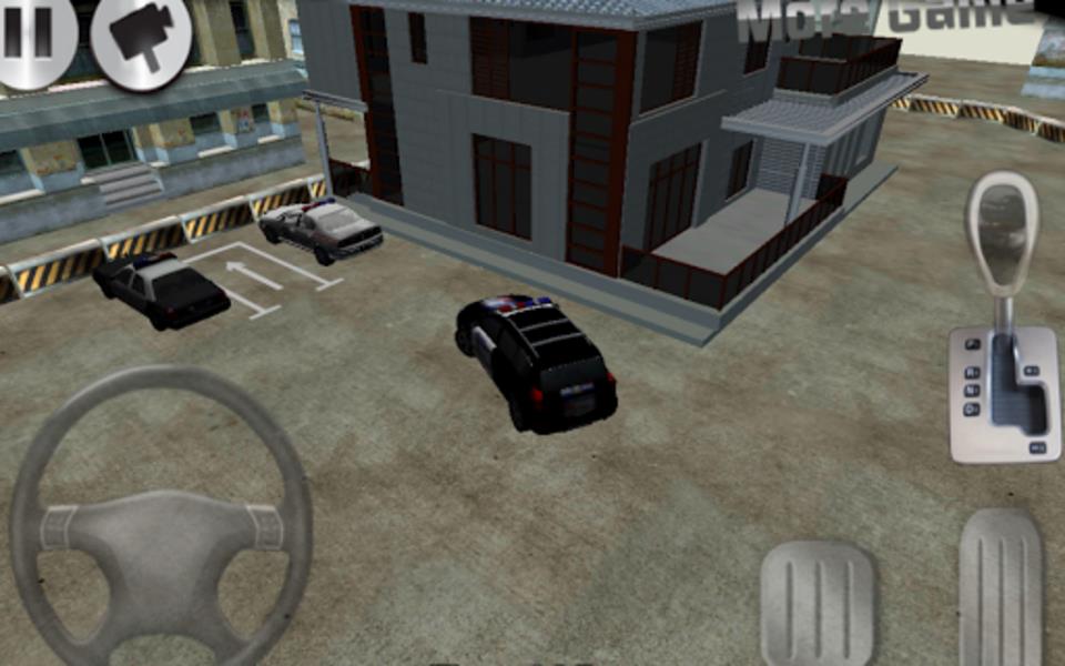 3D police car parking Screenshot 3