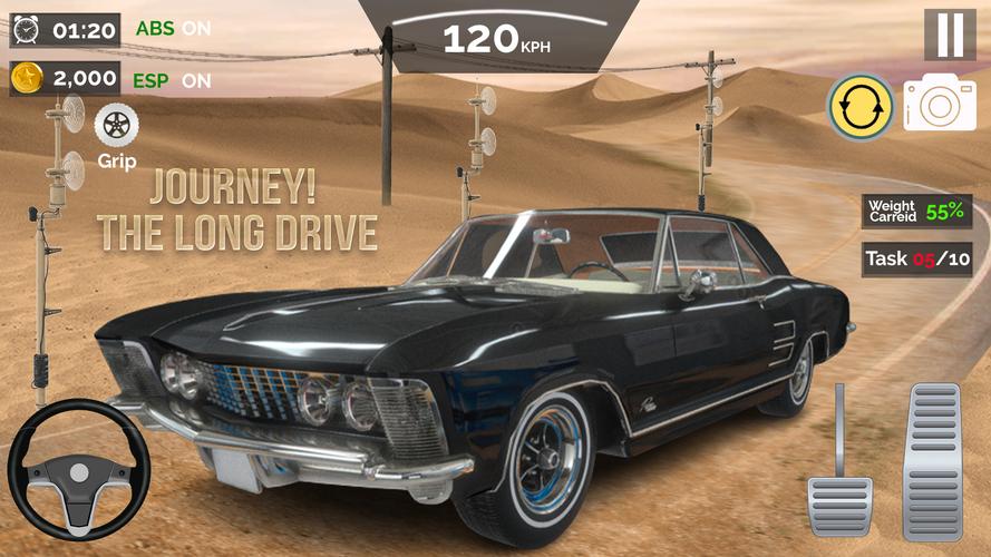 Long Road Trip Games Car Drive Captura de pantalla 2