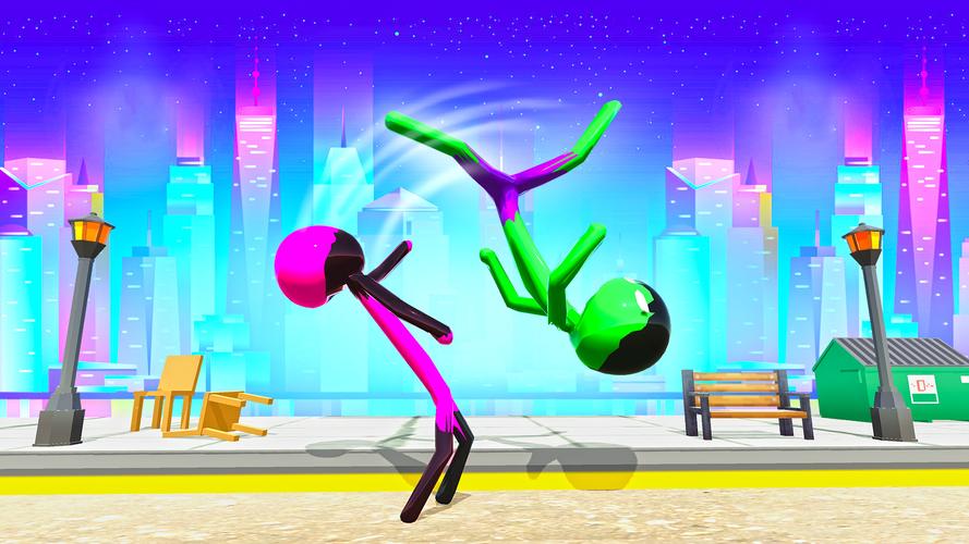 Stickman Ninja Fight: Ropehero應用截圖第2張