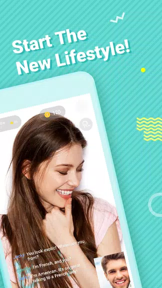 Meet – Talk to Strangers Using Random Video Chat Скриншот 2