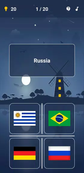 Flag quiz - Country flags Capture d'écran 1