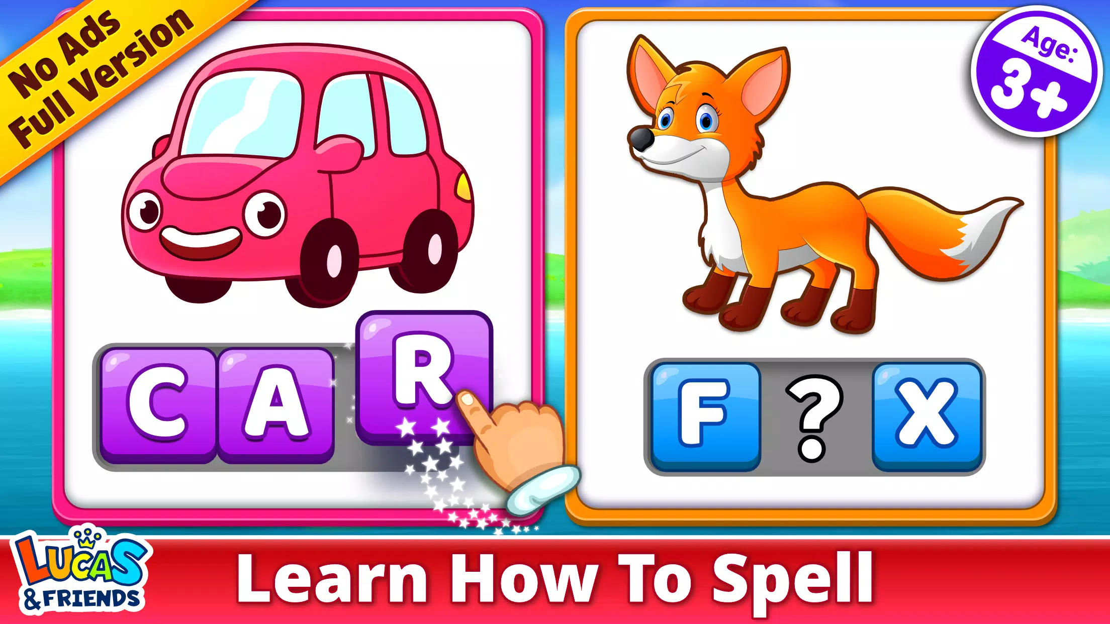 Spelling & Phonics: Kids Games Captura de tela 1