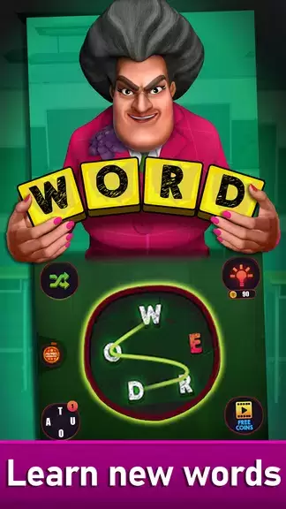 Scary Teacher : Word Games Captura de pantalla 3