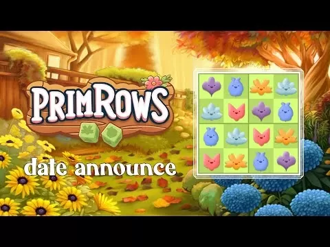 Primrows gameplay trailer showing garden puzzle mechanics