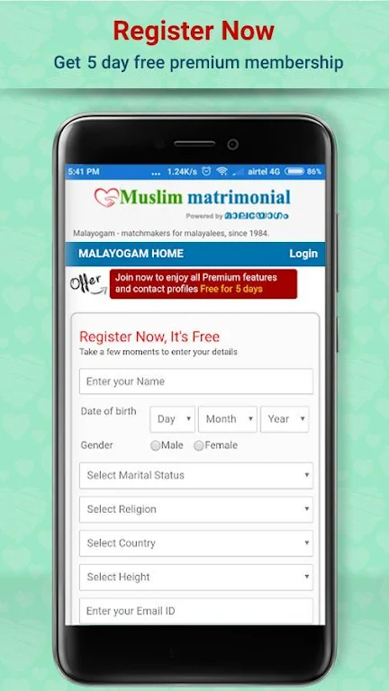 Muslim matrimonial - Malayogam Capture d'écran 2