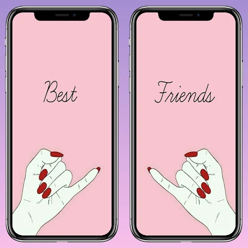 BFF Best Friend Wallpaper  - B स्क्रीनशॉट 1