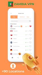 Zambia VPN - Private Proxy Captura de pantalla 3