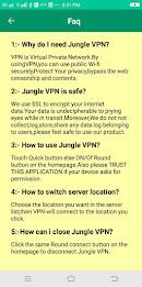 Jungle VPN Captura de tela 4