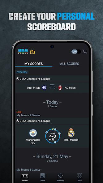 365Scores: Live Scores & News Mod Screenshot 2