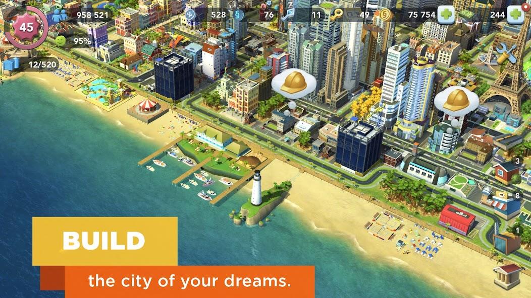 SimCity BuildIt Mod Capture d'écran 3