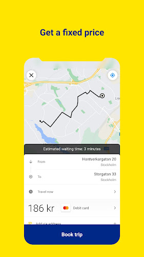 Sverigetaxi Screenshot 2