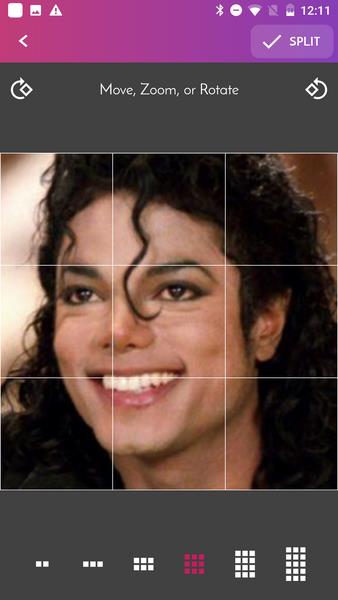 PhotoSplit Grid Maker Captura de pantalla 4